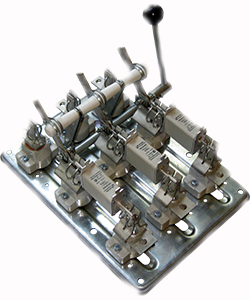 РПБ-2/П УХЛ3, 250А, , боковая смещённая рукоятка, правый привод, с ПН-2 250А, IP00, разъединитель-предохранитель  (ЭТ)