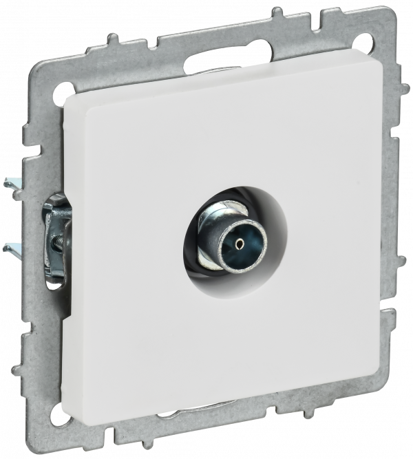 BRITE Розетка TV оконечная РТВ11-0-БрАБ арктический белый IEK