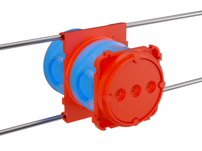 Коробка универсальная установочная для заливки в бетон 90Х71 h110
