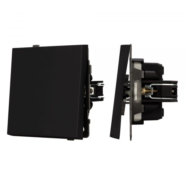 Механизм звонкового выключателя SWT-TENDO-MKR1-SFPL-BK 230V, 10A, Чёрный, 1 пост