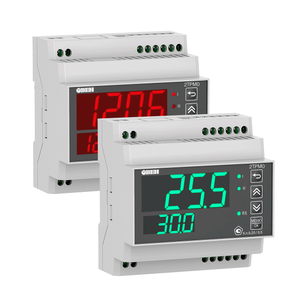 Измеритель двухканальный 2ТРМ0-Д.У2 с универсальным входом