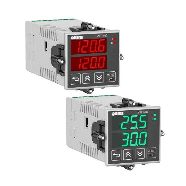 Измеритель двухканальный 2ТРМ0-Щ5.У2 с универсальным входом