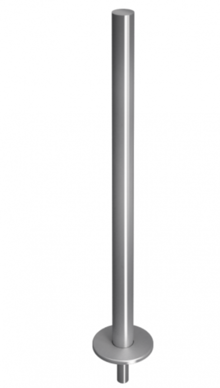 Стойка ограждения съемная базовая с гнездом