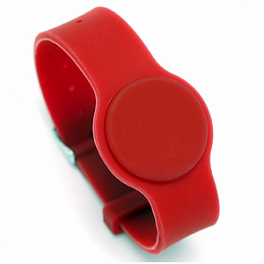 Браслет IL-20ER силиконовый с застёжкой (красный)