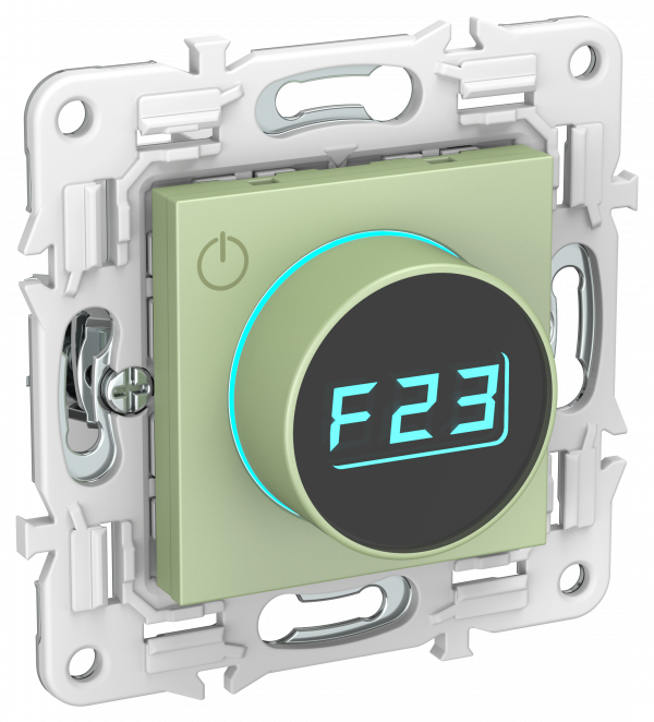 SKANDY Термостат электронный с индикацией SK-T01G мятный IEK