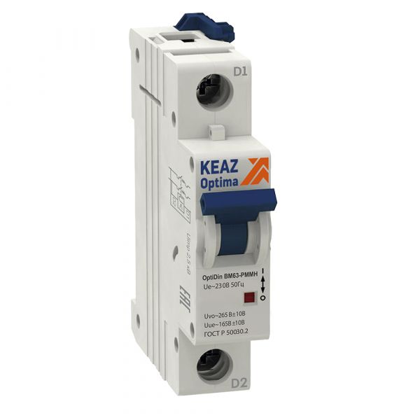 Расцепитель минимального и максимального напряжения OptiDin ВМ63-РМН