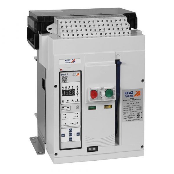 Выключатель автоматический воздушный OptiMat A-1250-S1-3P-50-F-MR5.2-B-C2200-M2-P04-S2-06