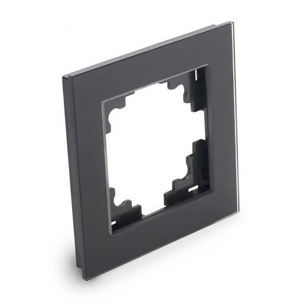 Рамка одноместная, Катрин, черный,