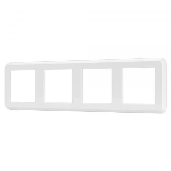 Рамка пластиковая FRM-VERSA-PL-4-WH
