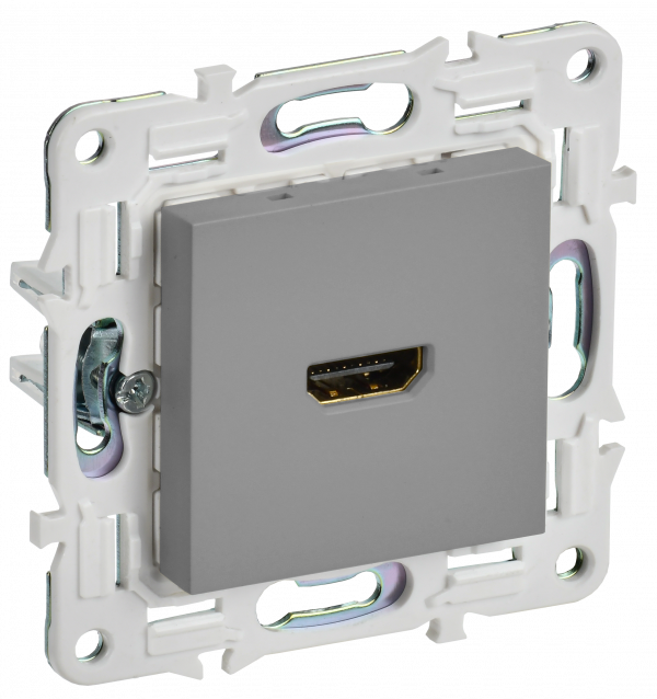 SKANDY Розетка HDMI SK-H01Gr серый IEK