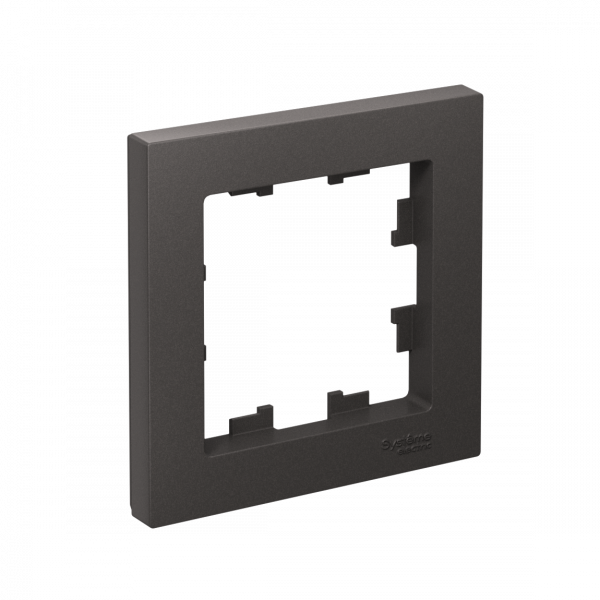 ATLASDESIGN 1-постовая РАМКА, БАЗАЛЬТ