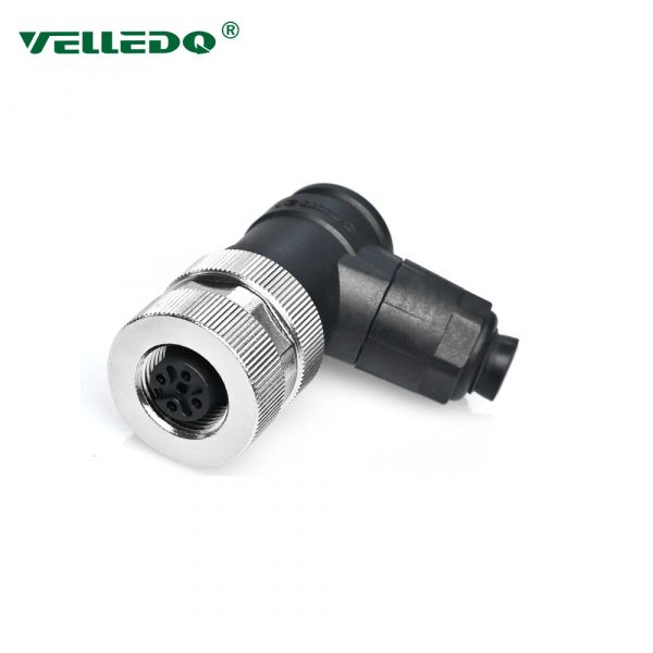 Соединитель клеммный M12-F05S (розетка)