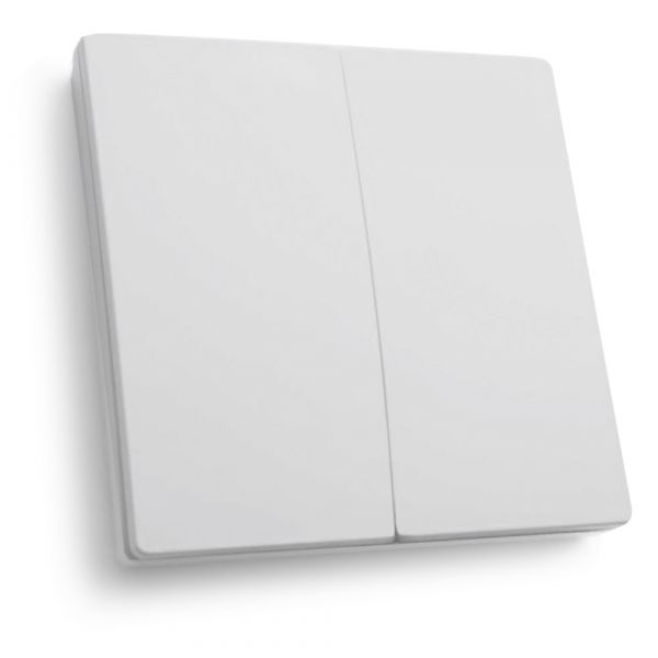 Выключатель дистанционного управления 230V 500W двухклавишный, белый, Feron