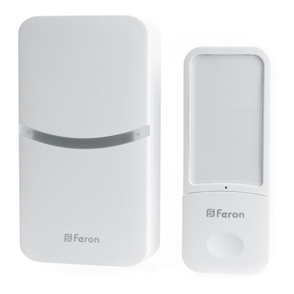 Звонок электрический дверной, 230V (18 мелодий) белый,