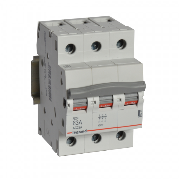 Выключатель-разъединитель 63А 3П RX3