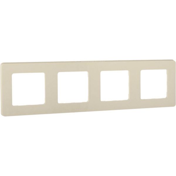 Рамка 4-местная слоновая кость INSPIRIA