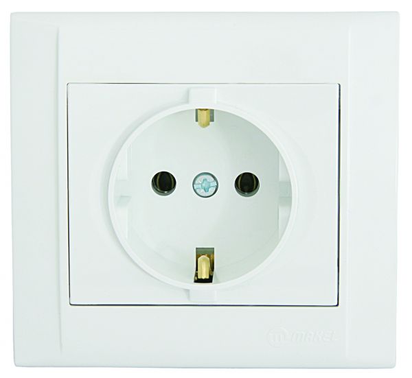 DEFNE Розетка  с/з, белый