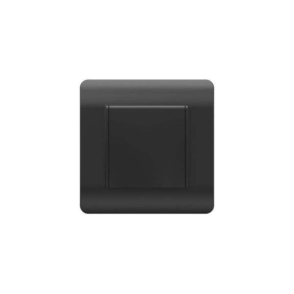 Розетка с/з со шторками с крышкой, 16А, IP44 (NEW3-E), черный