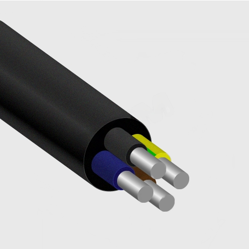 Кабель силовой АВВГ 4х16 (ож)-0.66 однопроволочный