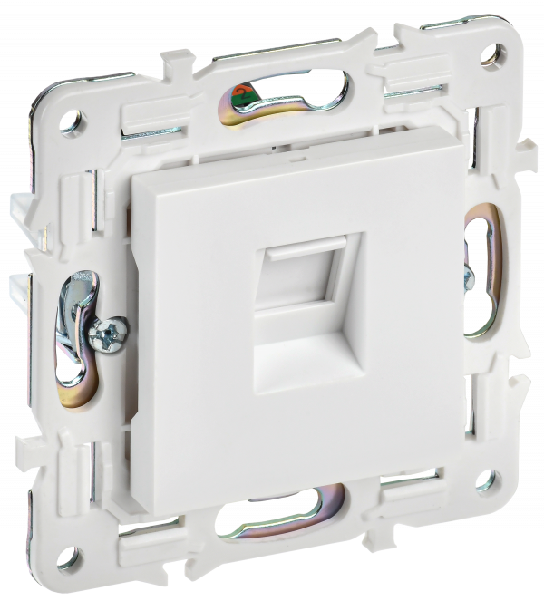 SKANDY Розетка компьютерная RJ45 кат.5E SK-K01W арктический белый IEK