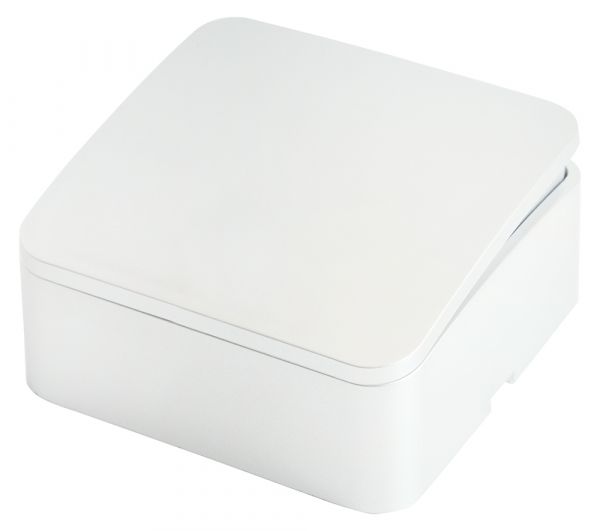 Выключатель 1-клавишный 250В 10А серия София белый STEKKER