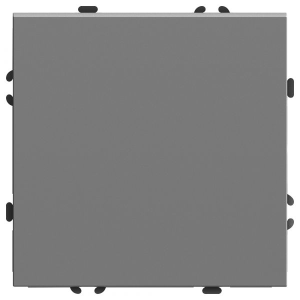 Выключатель 1-клавишный (механизм) 250В, 10А, серия Эмили,  платиново-серый, soft touch