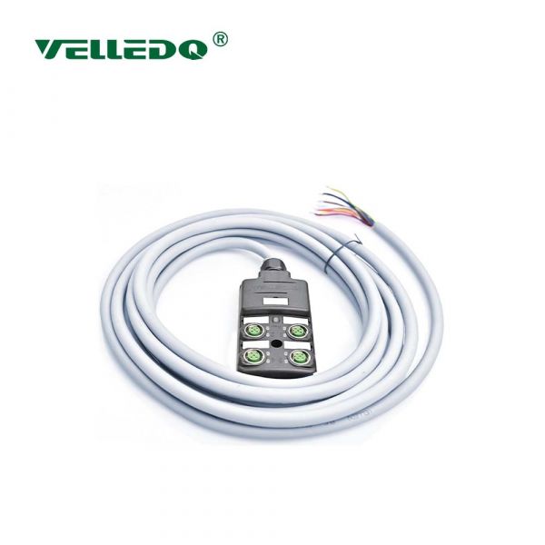 Распределительная коробка M12-A3-4K5P-3.0PUR/GY (PNP)