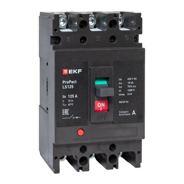 LS125 18кА 3P 125А ProPact EKF