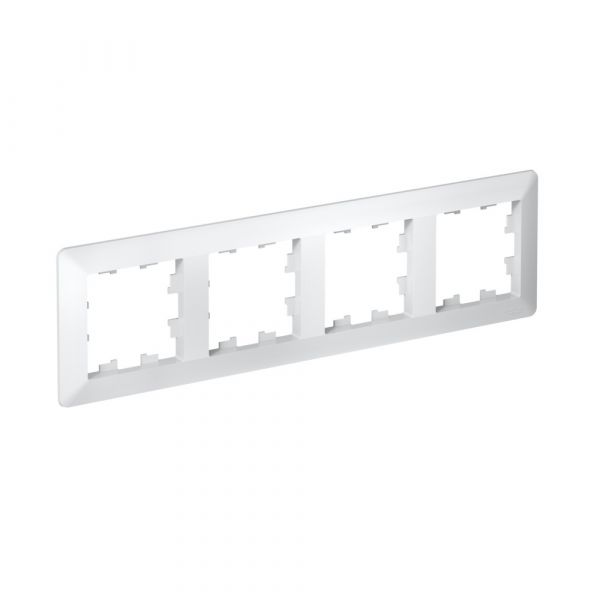 ATLASDESIGN AIR 4-постовая РАМКА, БЕЛЫЙ/дымчатый белый