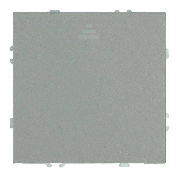 Выключатель одноклавишный самовозвратный (механизм) 250В 10А платиново-серый soft touch серия Эмили STEKKER