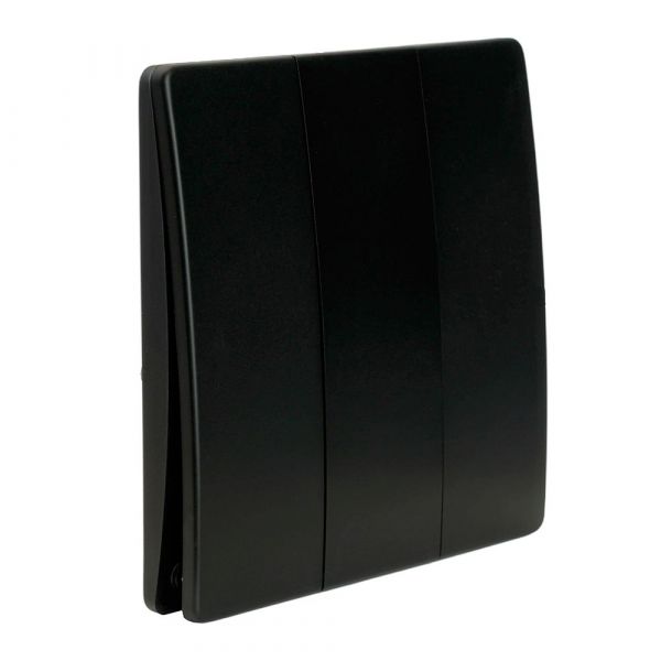 Выключатель дистанционного управления трехклавишный 7мВт IP65 черный