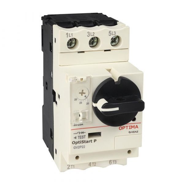 Выключатель автоматический OptiStart P GV2P08 с уставкой расцепителя 2,5-4A