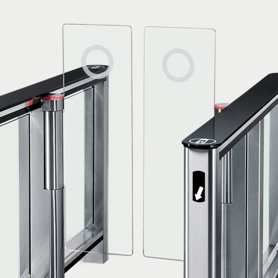 Комплект наклеек безопасности (2 шт.) -SG2 матовое кольцо'' на стеклянные створки турникета