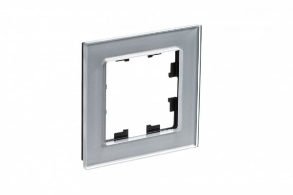 Рамка однопостовая ATLASDESIGN NATURE, ОРГАНИЧЕСКОЕ СТЕКЛО АЛЮМИНИЙ