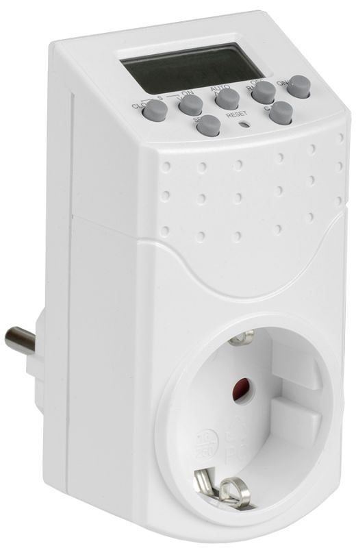 РТЭ-1 Розетка-таймер электр. 1мин 7дн 140on/off 16А IP20