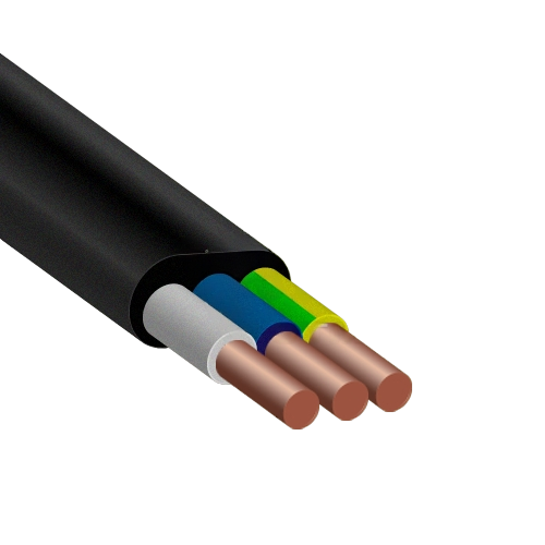 Кабель силовой ВВГ-Пнг (А) 3х4 ТРТС (100м)