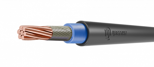 Кабель силовой ППГнг(A)-FRHF 1х70мк-1 синий ТРТС