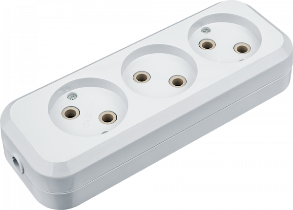 Колодка NCA-BL01-03-X-WH 3гн б/з пластик