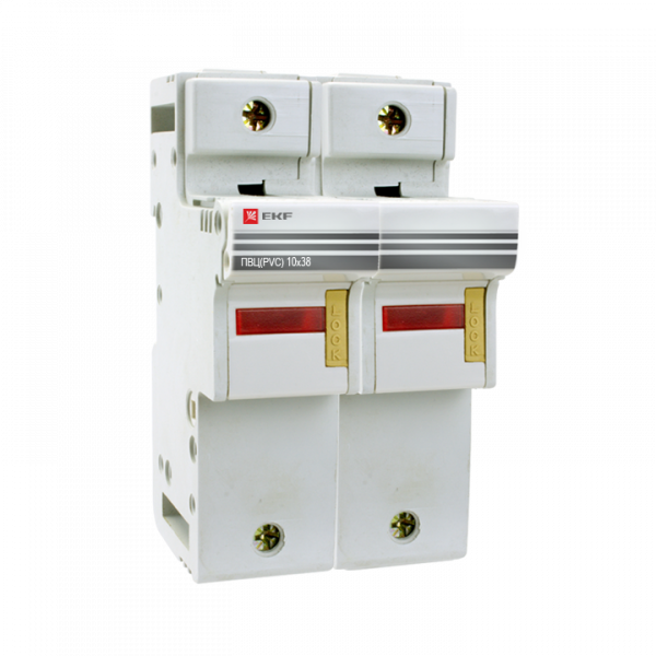 Предохранитель-разъединитель для ПВЦ 10x38 2P (с индикацией)