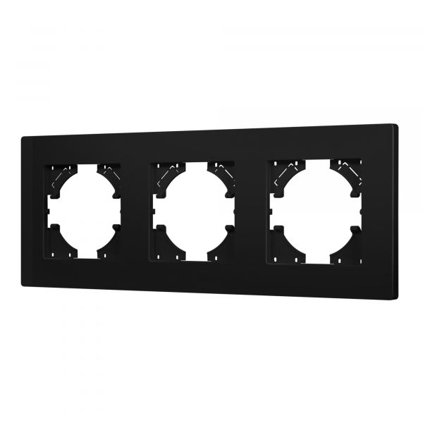 Рамка пластиковая FRM-PERIO-PL-3-BK