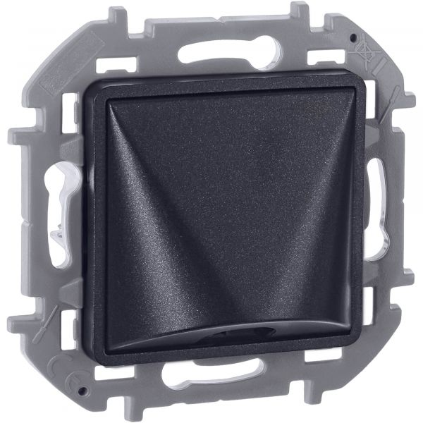 Вывод кабеля с зажимом для кабеля антрацит INSPIRIA