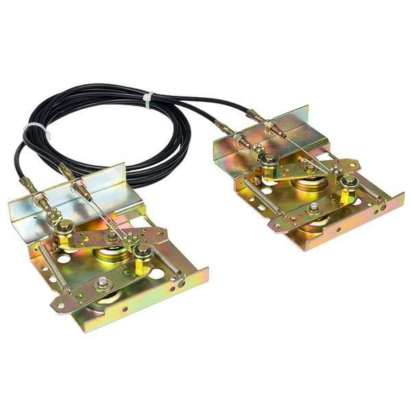 Механическая взаимоБлокировка двух ВА-450 тросами