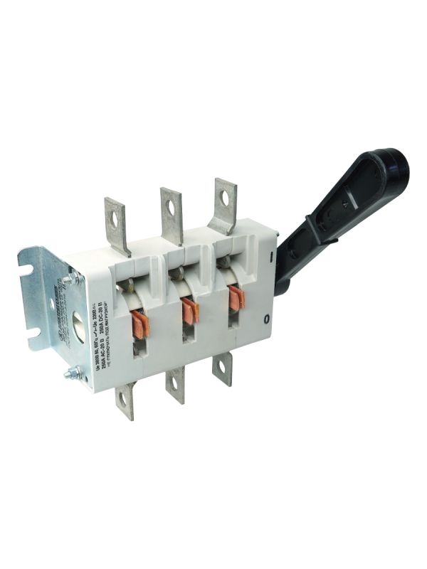 Выключатель-разъединитель ВР32-35 А 30220-00 УХЛ3, 250А, несъёмная боковая рукоятка, 3-х полюсный на одно направление, IP00