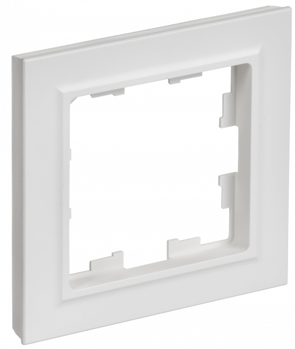 BRITE Рамка 1-местная РУ-1-БрАБ арктический белый IEK
