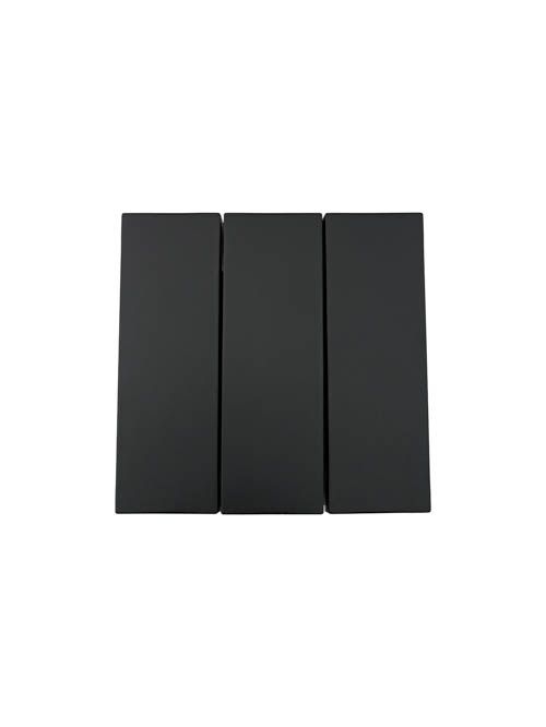 ZIMA Выключатель 3-кл., 10 А, механизм, черный бархат Lezard 704-4288-109QC