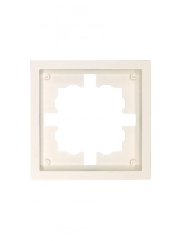 ZIMA Рамка 1-ая универсальная, слоновая кость Lezard 704-9000-146