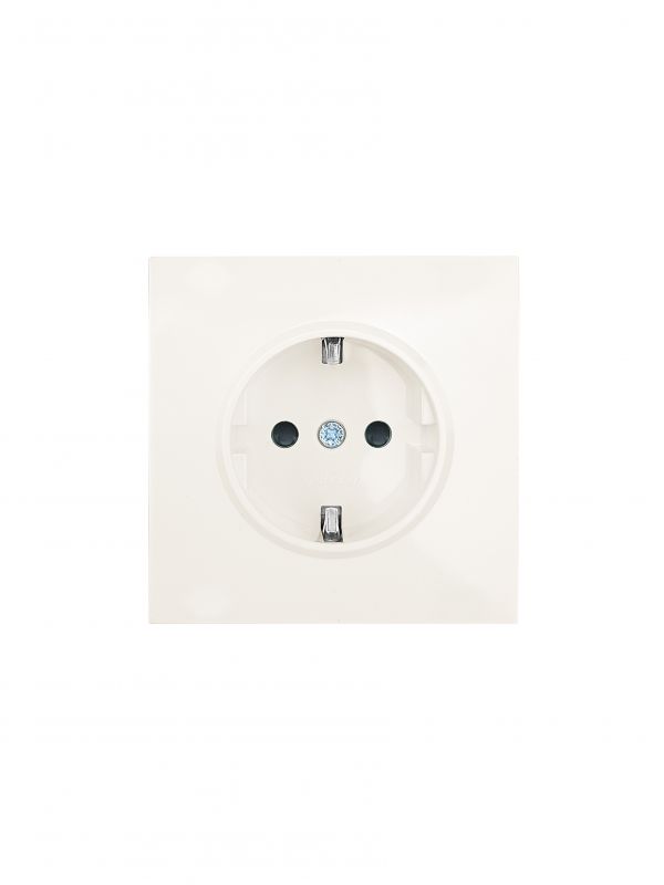 ZIMA Розетка с защитой от детей, 16 А, механизм, слоновая кость Lezard 704-9088-124BQC