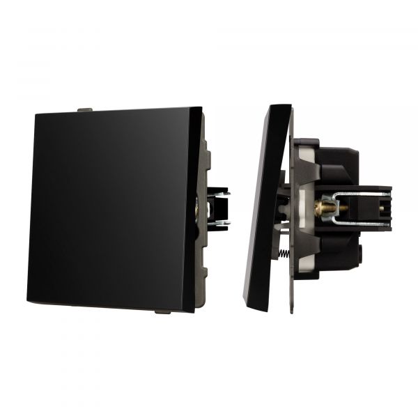 Механизм звонкового выключателя SWT-TENDO-MKR1-PL-BK 230V, 10A, Чёрный, 1 пост