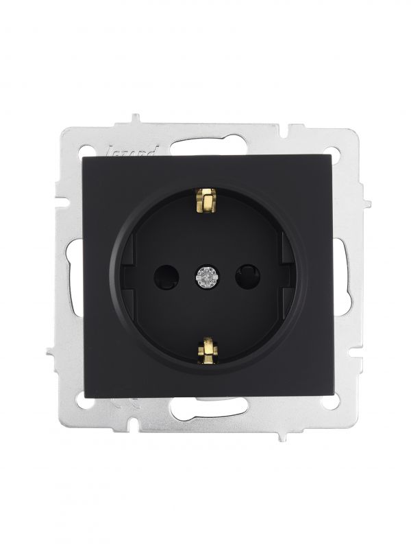 VESNA Розетка с защитой от детей ПБТ белая