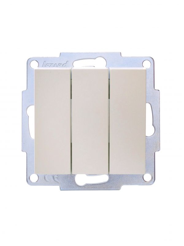 Vesna Выключатель 3-ой жемч. бел. перл.